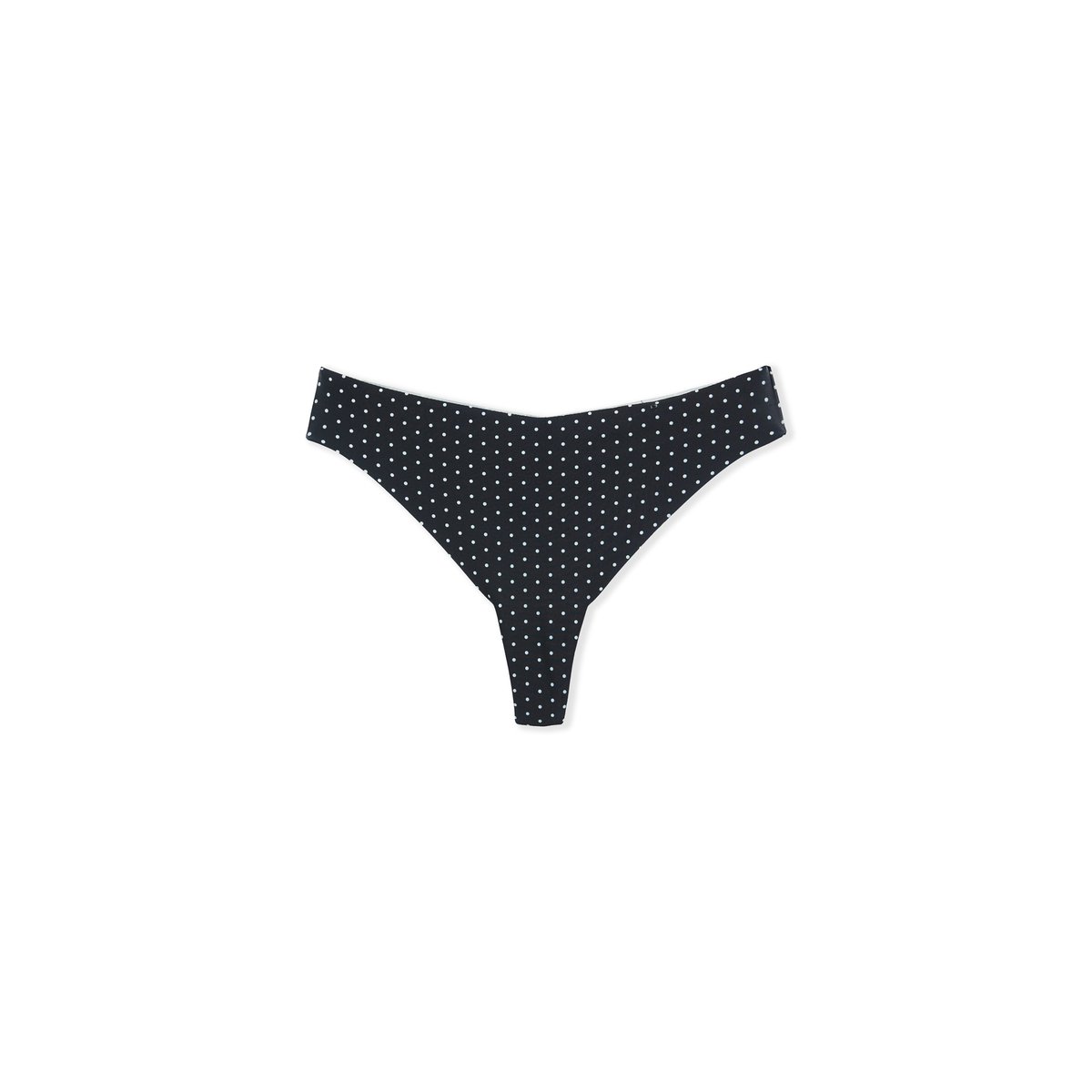 Tanga en microfibre sans couture à motifs CONFORT PRINT2 noir, ETAM