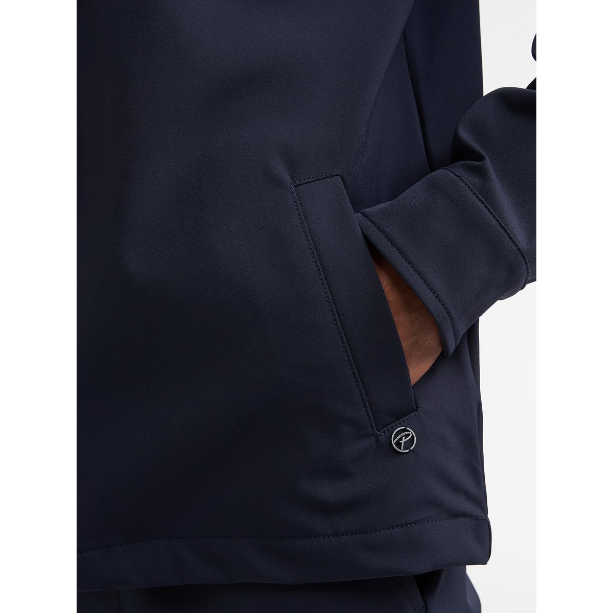 Surchemise technique à fermeture zippée millline bleu royal navy, PETROL INDUSTRIES