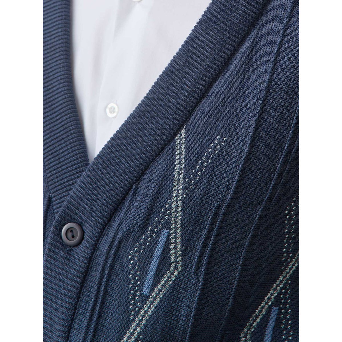 Gilet classique homme avec laine marine, DAXON