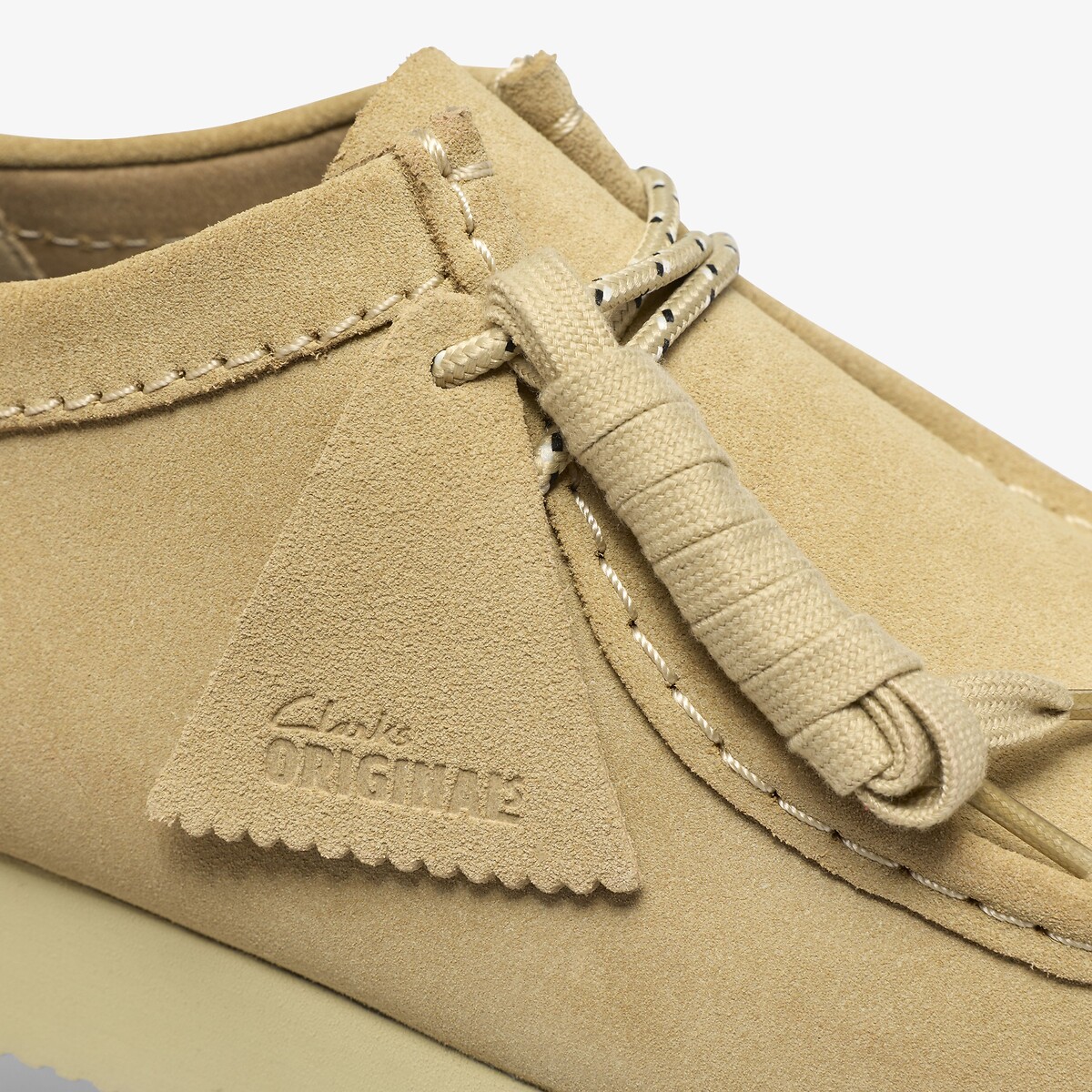 Chaussures en cuir suède, WALLABEE LITE beige, CLARKS