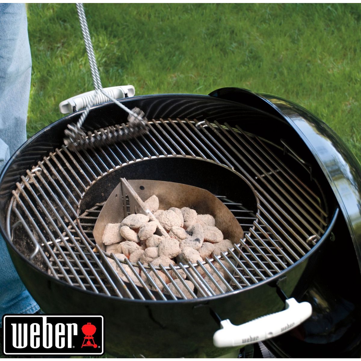 Grille barbecue de cuisson GBS 57cm Gourmet BBQ System argent, WEBER