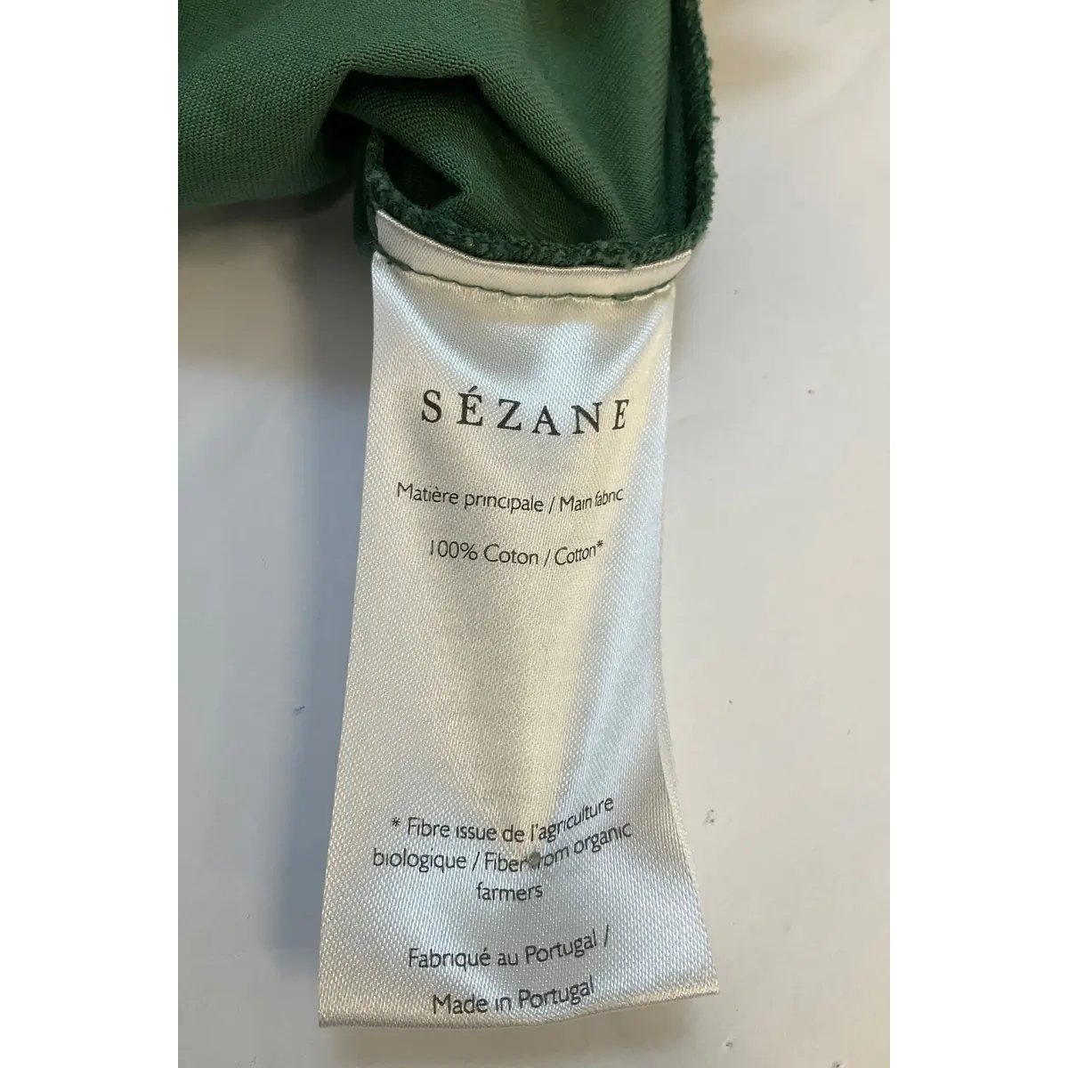 Chemise - Très Bon État vert, SEZANE