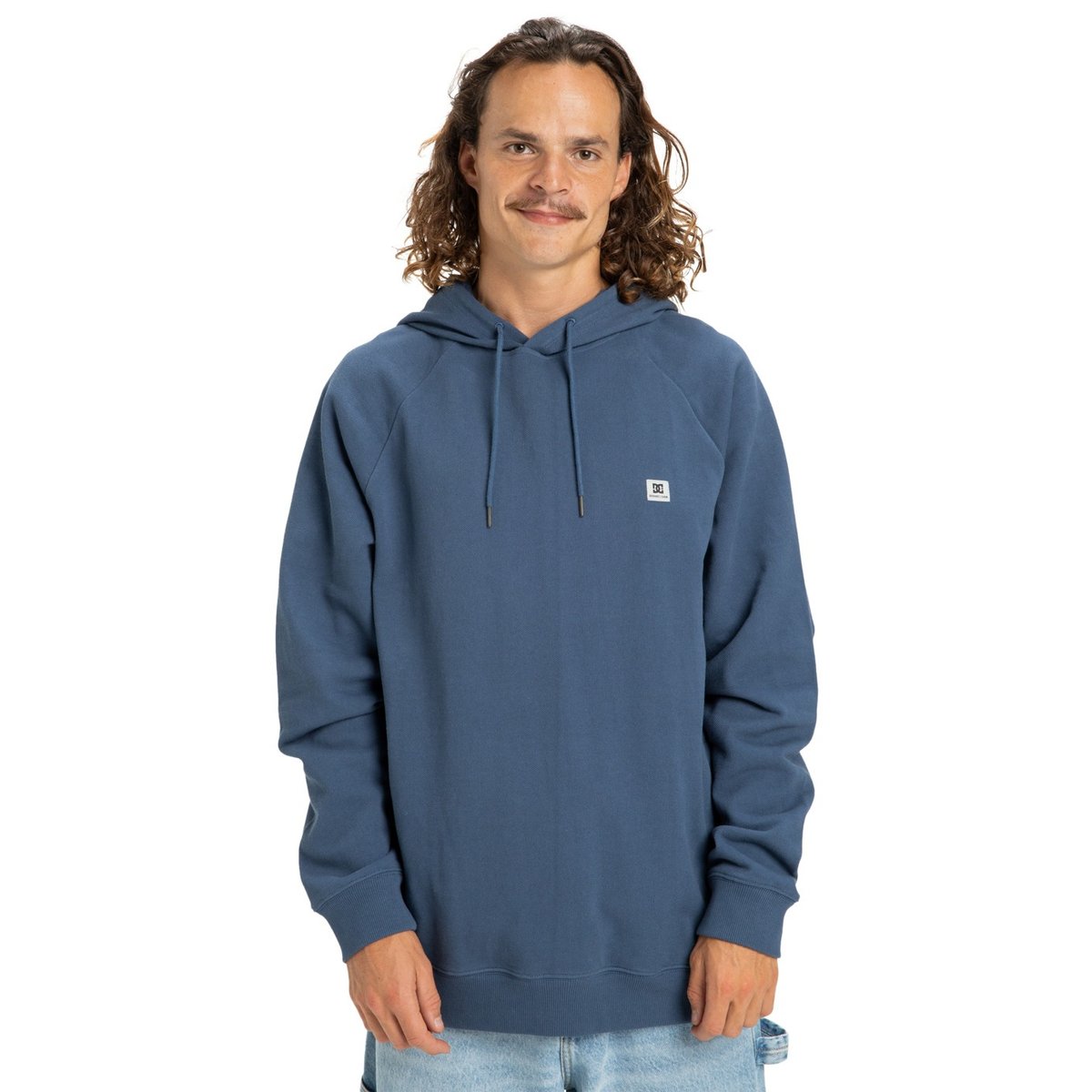 Sweat à capuche NOTES. bleu dark denim, DC SHOES