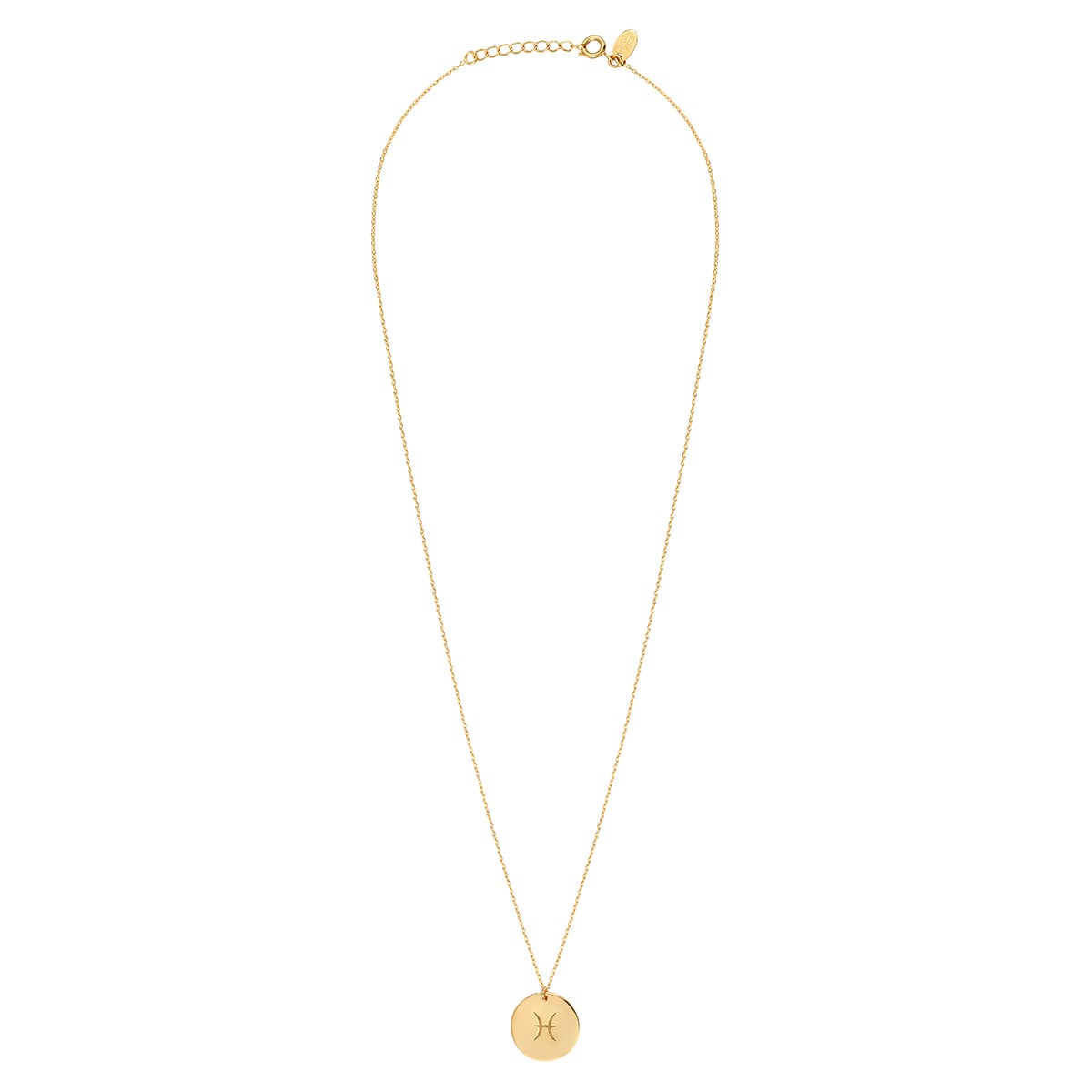 Collier doré poisson - galaxie - Poisson cristal blanc, CAROLINE NAJMAN