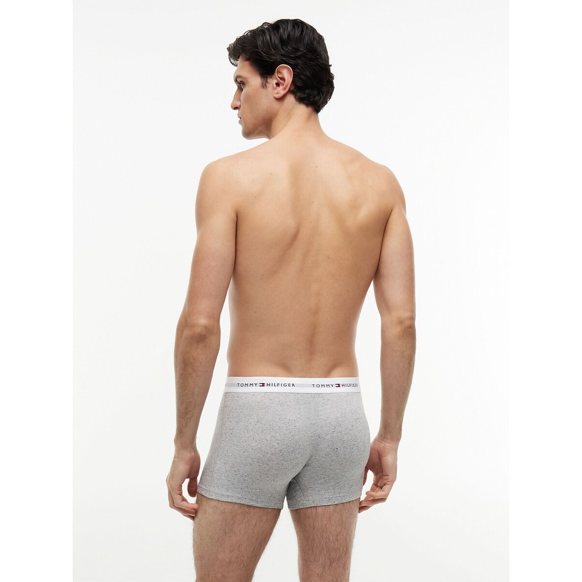 Set van 3 boxershorts Everyday Essentials zwart+grijs+wit, TOMMY HILFIGER