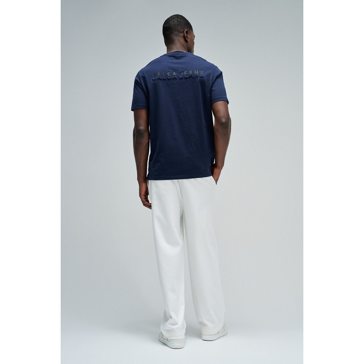 T-SHIRT AVEC BRANDING beige, SALSA JEANS