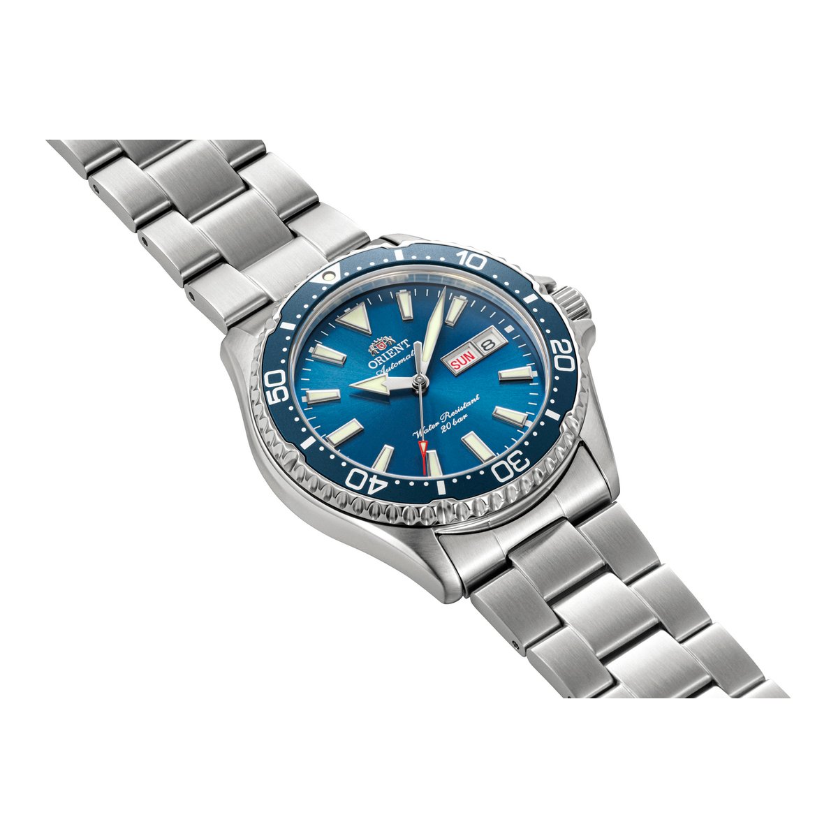 Montre Analogique MAKO argenté bleu argenté, ORIENT