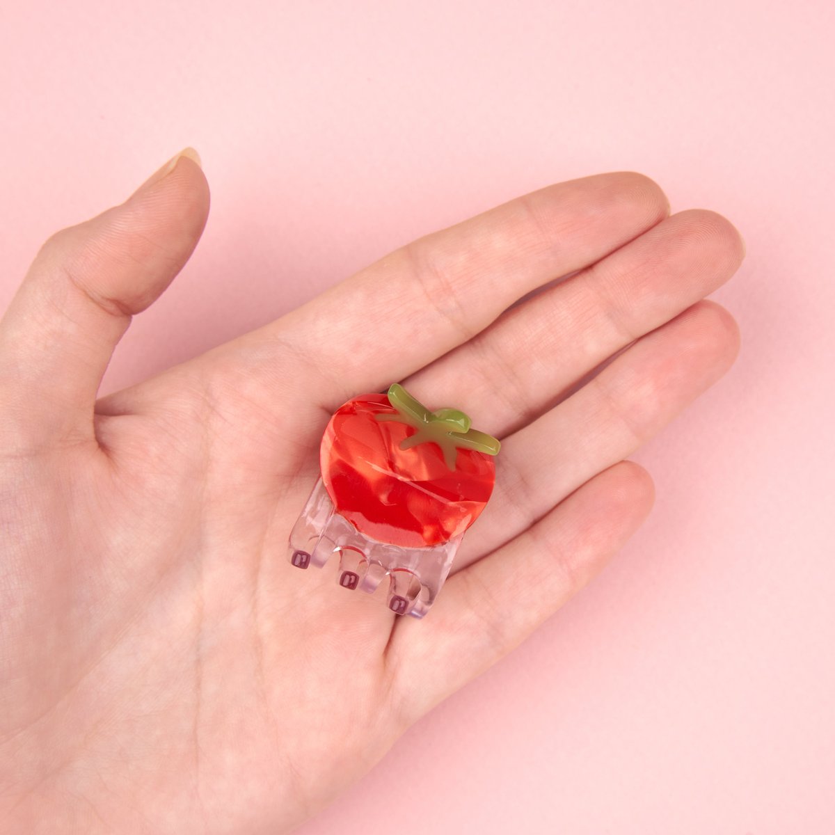 Mini pince à cheveux Tomate Cerise rouge, COUCOU SUZETTE