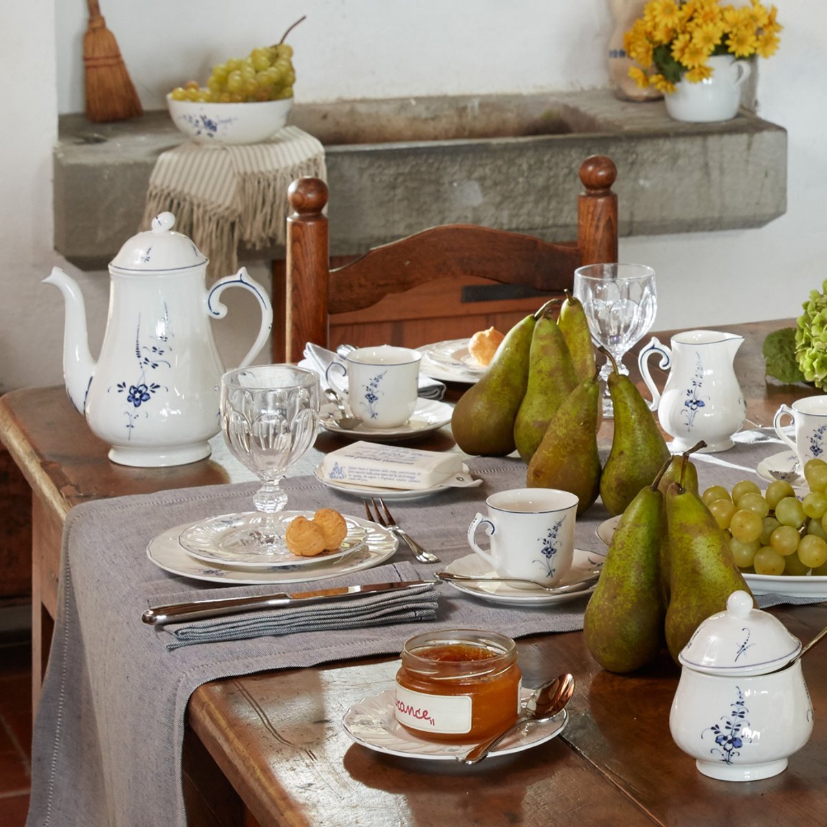 Cafetière 6 Pers. VIEUX LUXEMBOURG blanc, VILLEROY & BOCH