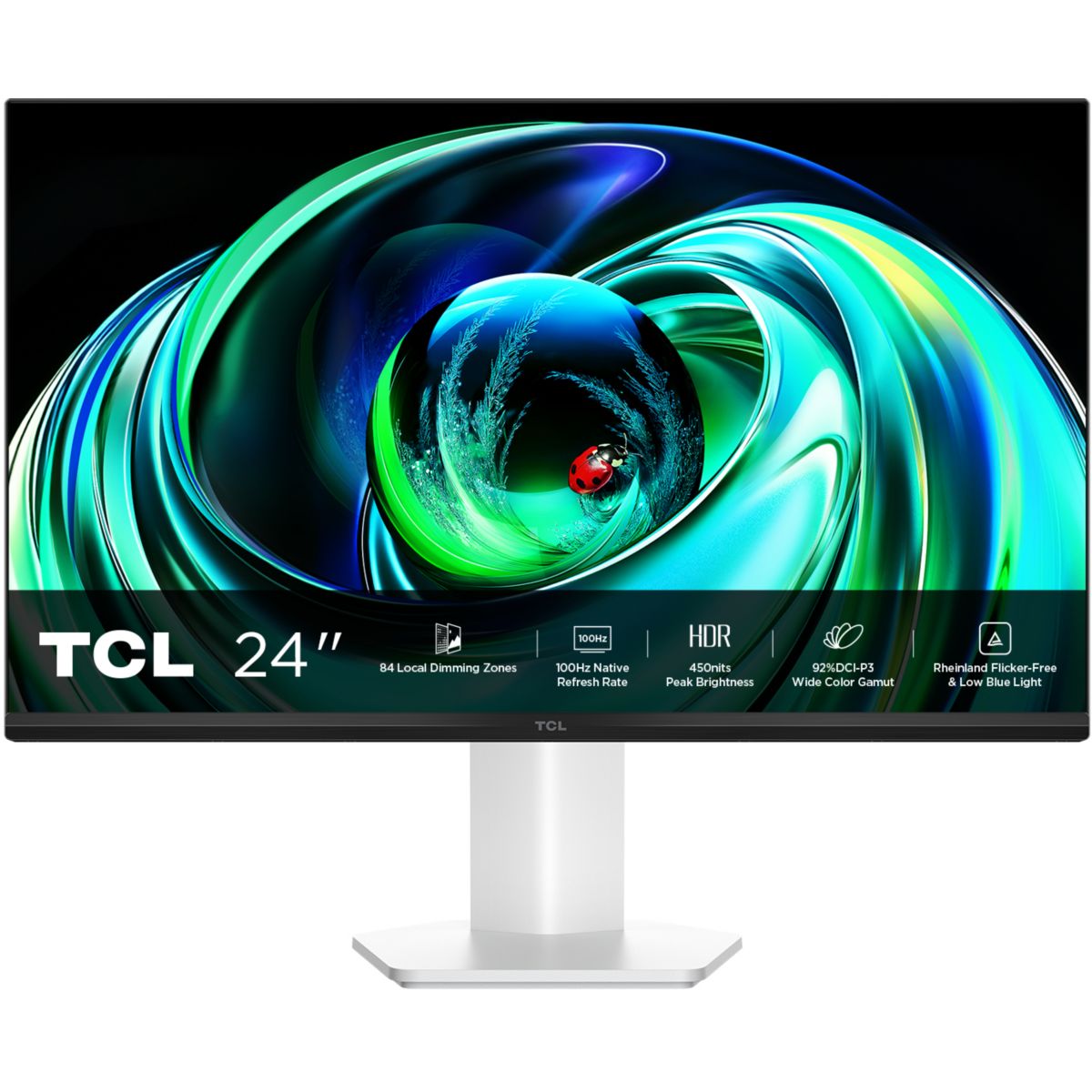 Ecran PC Gamer 24G54 24" Full HD 100Hz VA MiniLED HDR 400 HDMI 2.1 couleur unique, TCL
