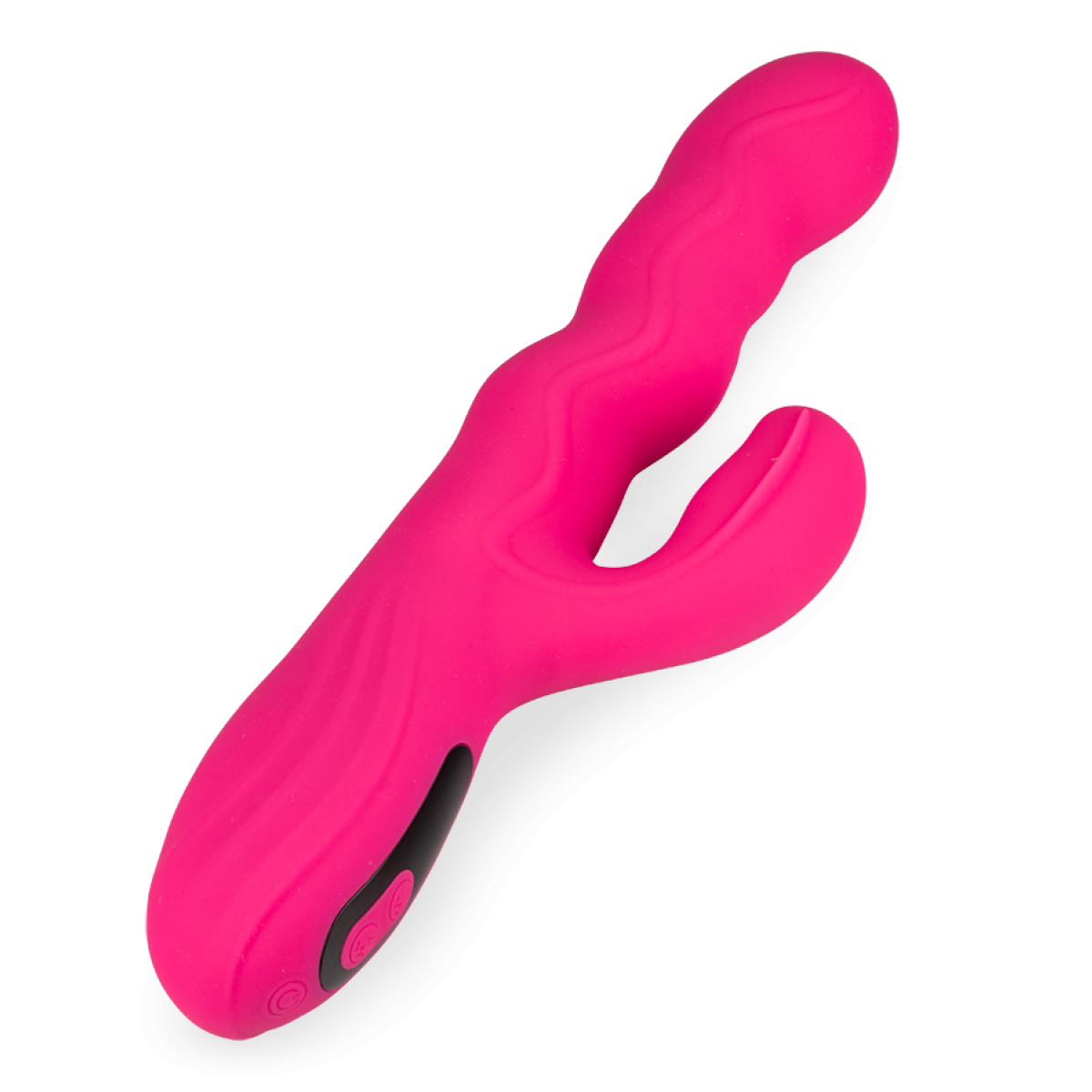 Vibromasseur puissant rabbit ondulations et vibrations Euphoria fuchsia, LOVE AND VIBES