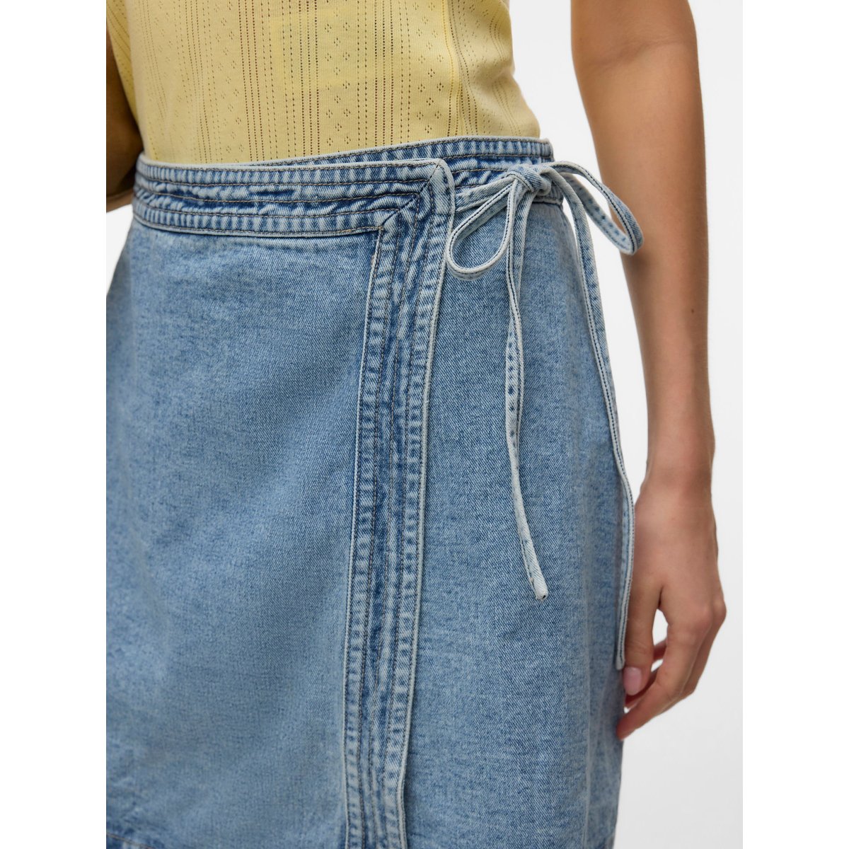Jupe light blue denim 1, VERO MODA