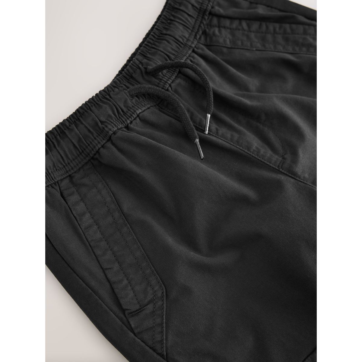 Pantalon cargo tissé noir, NEXT