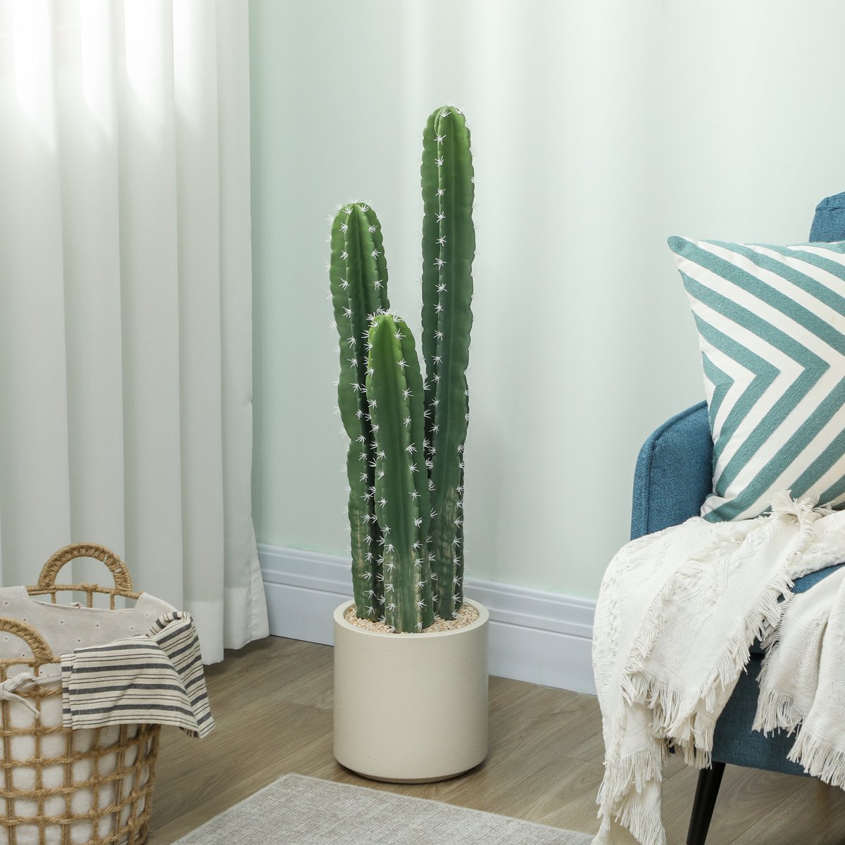 Plantes artificielles EVA Vert vert, HOMCOM