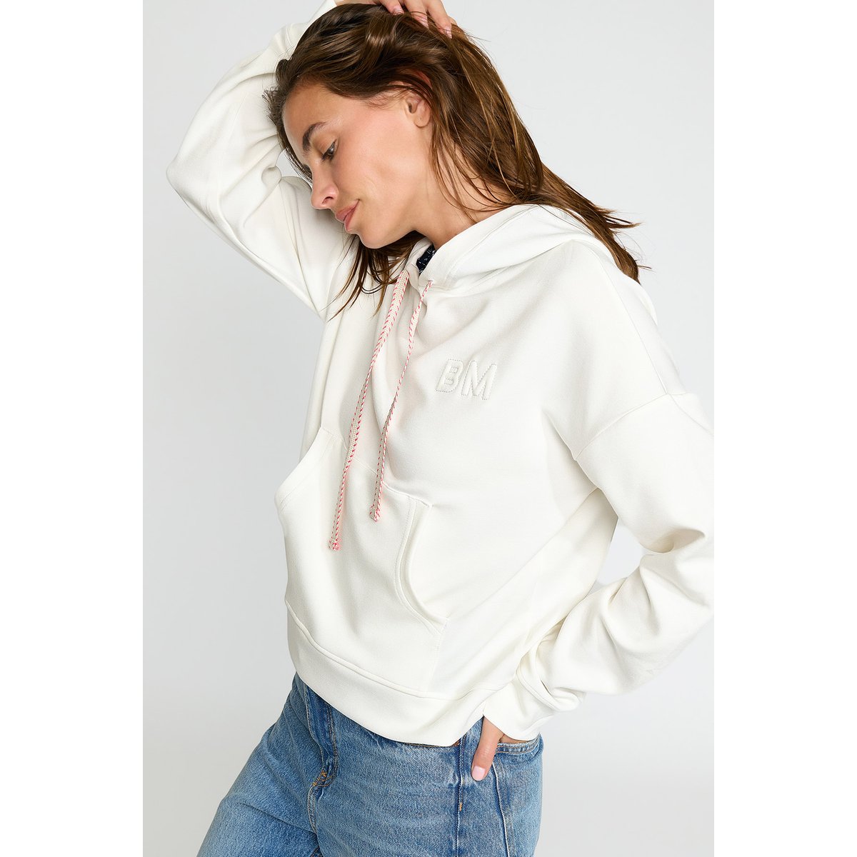 Sweatshirt Bonnie - BAYJOY blanc, BANANA MOON