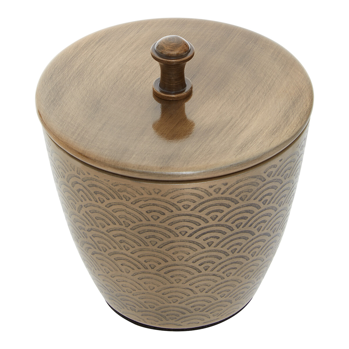 300ml Art Deco Gold Finish Canister with Lid gold-coloured, FIFTY FIVE SOUTH