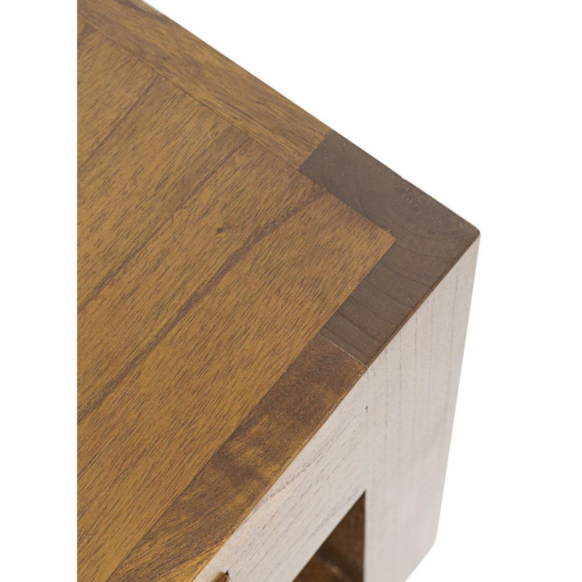 Table basse 2 tiroirs bronze - ONÉLINE marron, DECORATION D’AUTREFOIS