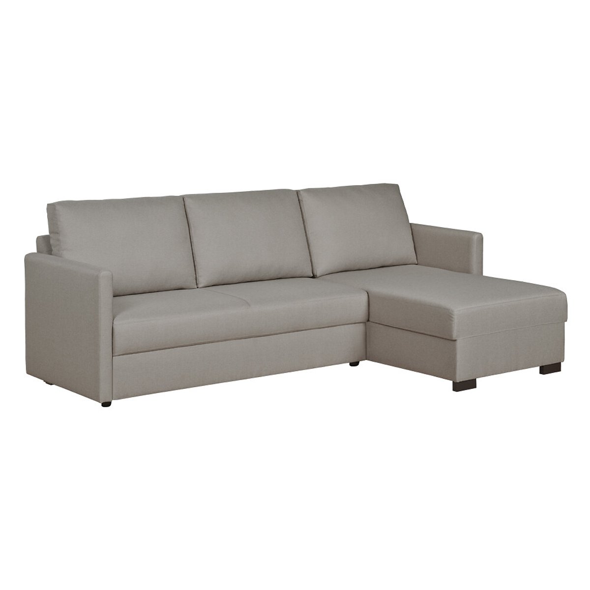 Sofá Roma, de 3 lugares reversível, Lourini® cinzento, LOURINI