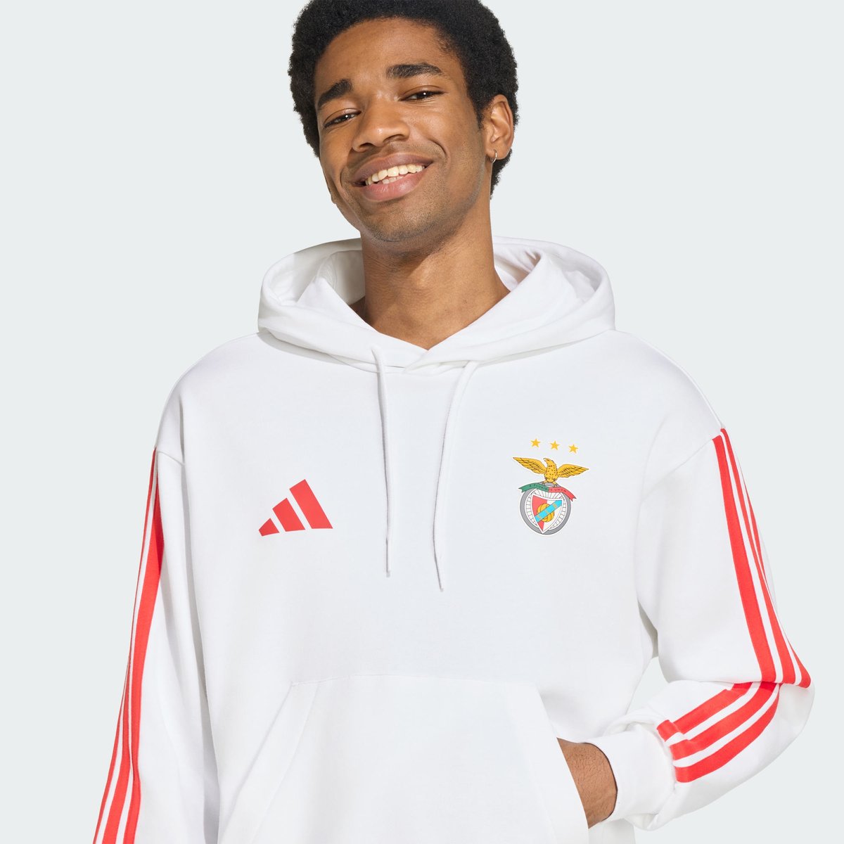 Sweat-Shirt À Capuche Sl Benfica Dna Sweat-Shirt À Capuche Sl Benfica Dna white, adidas Performance