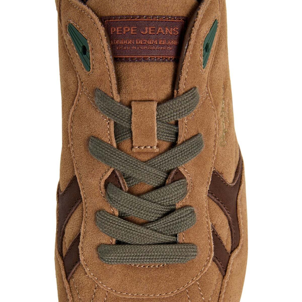 Daze - Sneakers Rétro En Daim écorce brun, PEPE JEANS