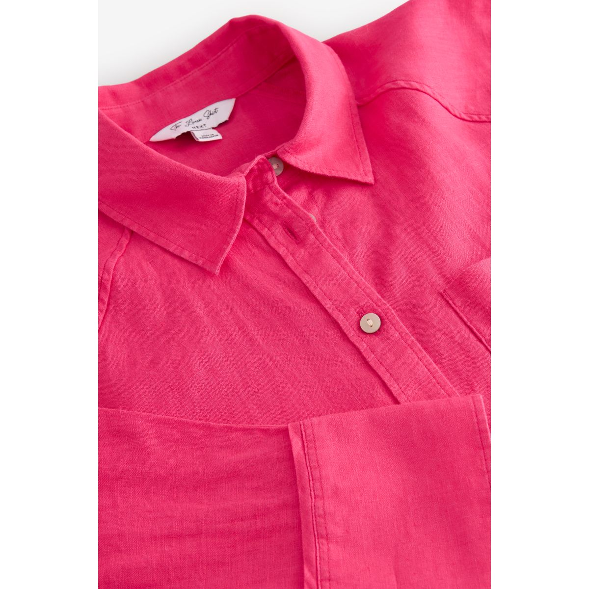 Chemise à manches longues décontractée rose fuschia, NEXT