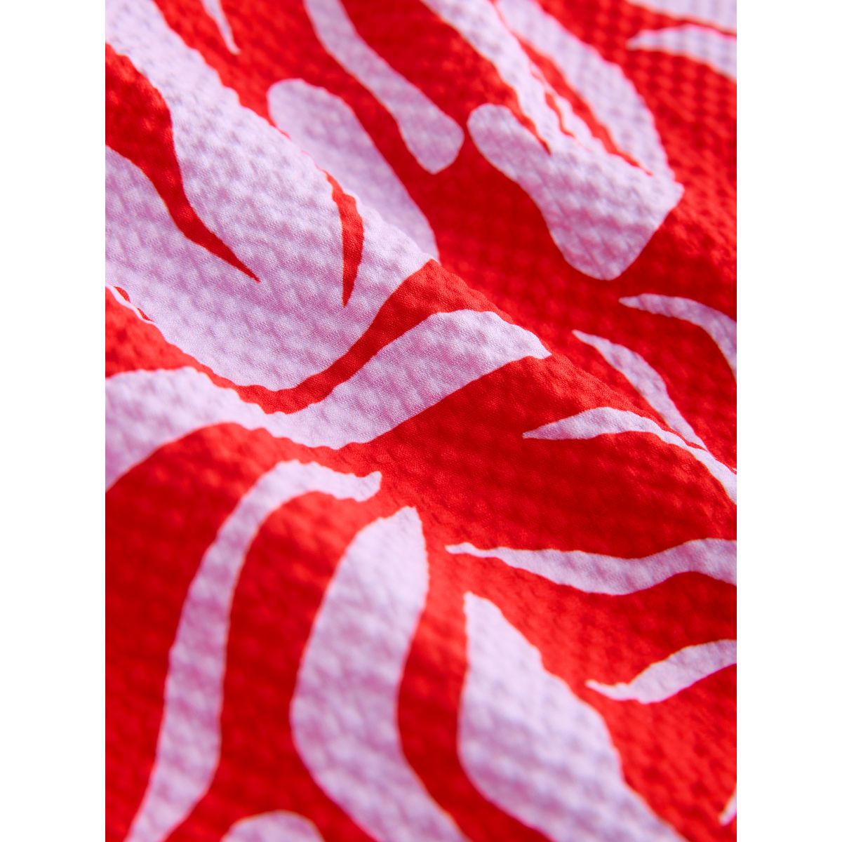 Short de bain abstrait 5 pouces rouge/lilas, NEXT