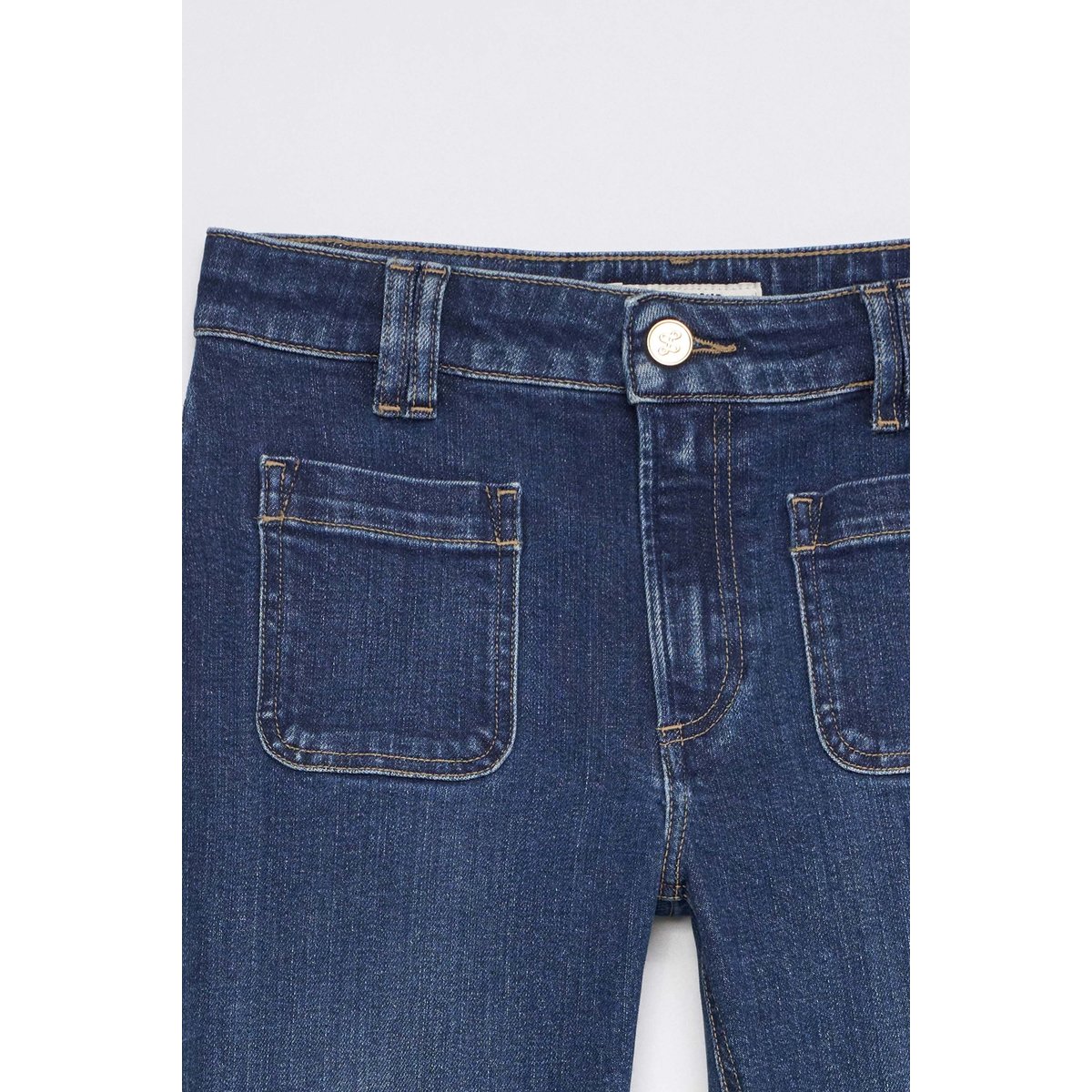 JEAN DESTINY PUSH UP FLARE bleu denim, SALSA JEANS
