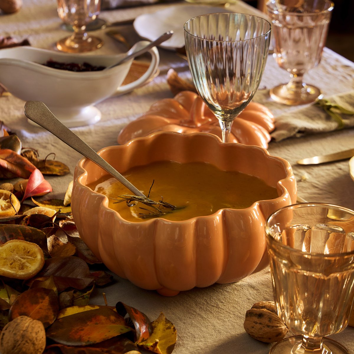 Soupière Citrouille Silvina terracotta orange, COSTA NOVA