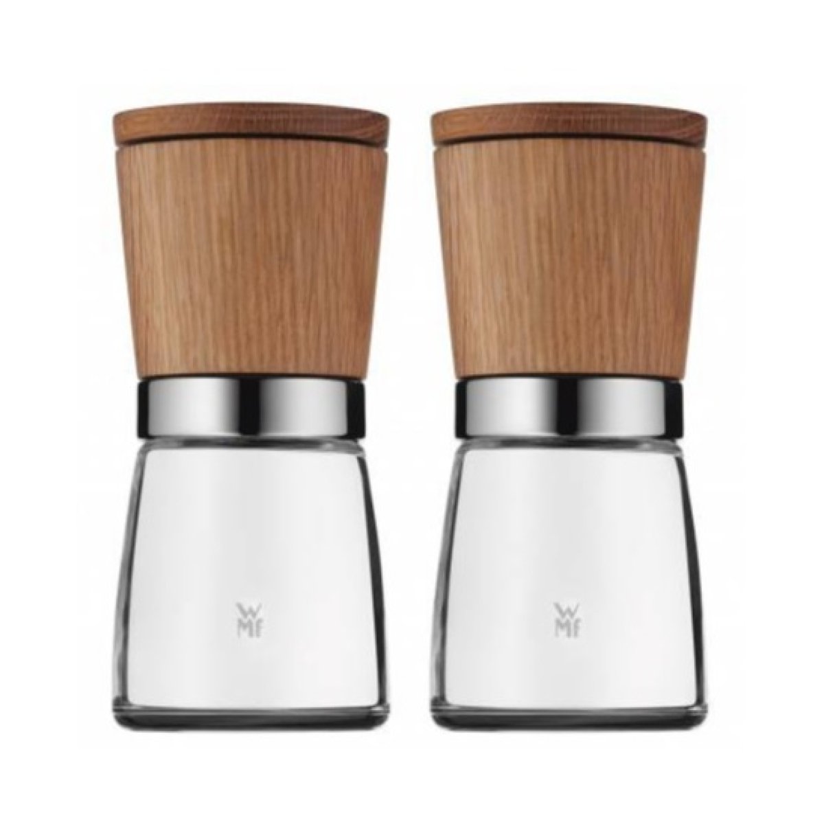 2 moulins à épices ceramill nature en verre transparent, WMF