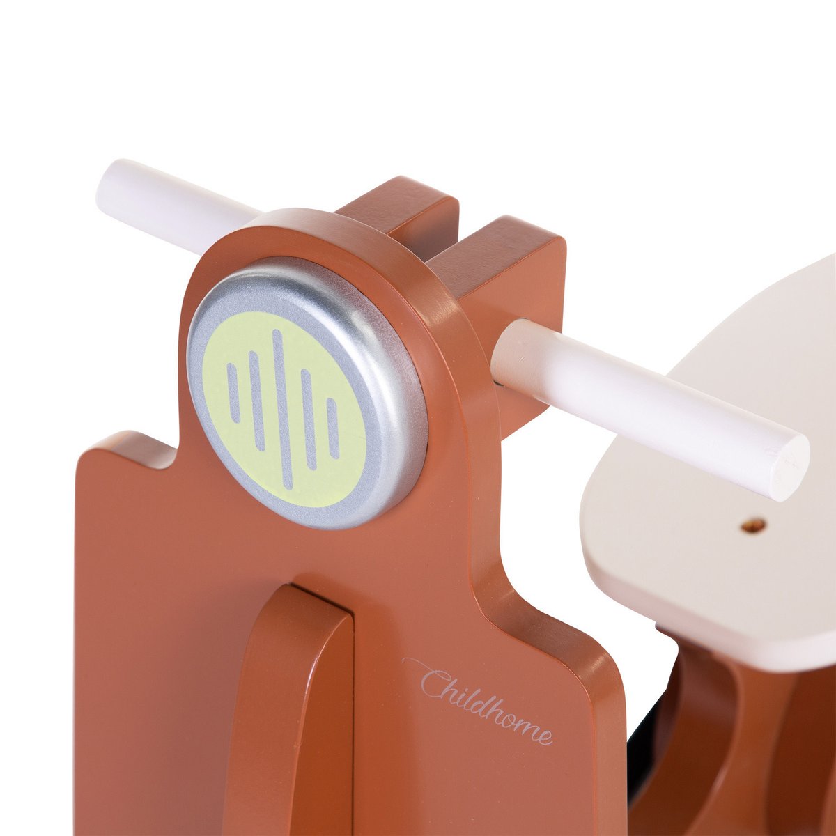 Scooter cheval à bascule jouet enfant rouille/noir, CHILDHOME