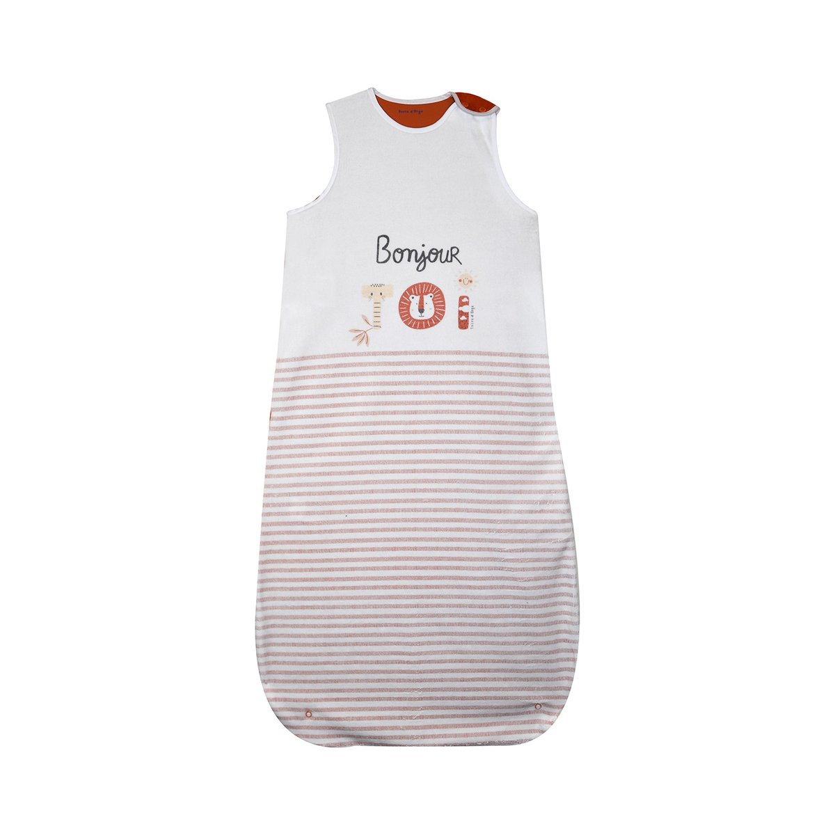 Gigoteuse 6/36m lanzo velours rase sans manches orange, SUCRE D'ORGE