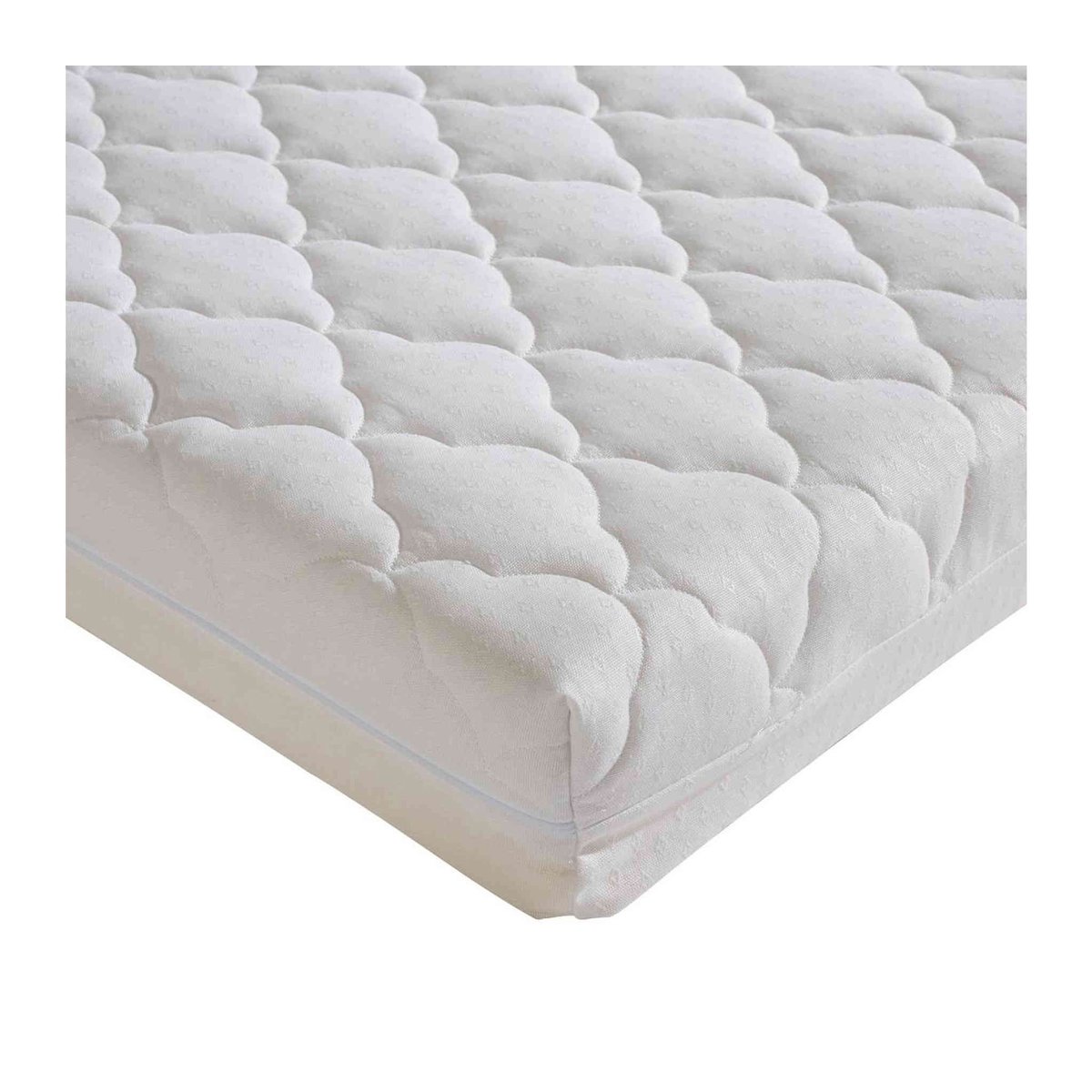 Matelas ferme et déhoussable BAMBOO blanc, P'TIT LIT