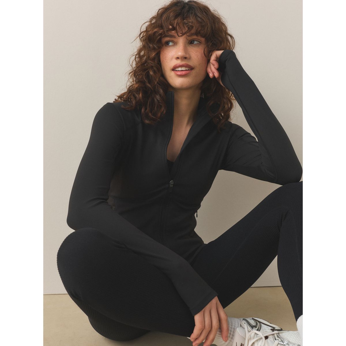 Veste zippée active balance noir, NEXT