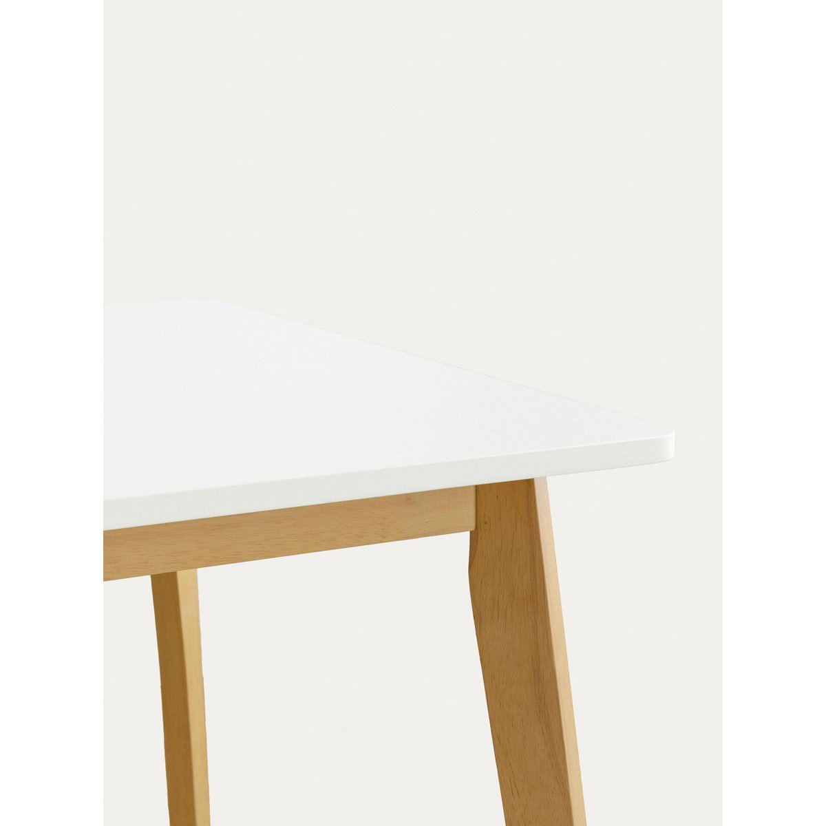 Table à manger DM - BASIC beige clair - blanc, KENAY