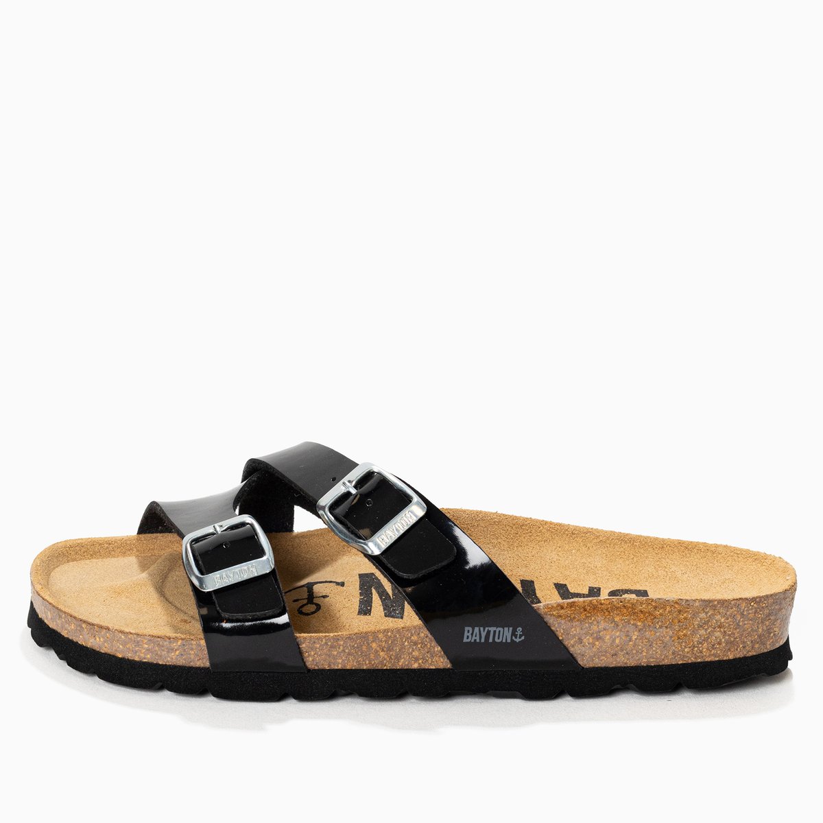 Sandales CLEO noir, BAYTON