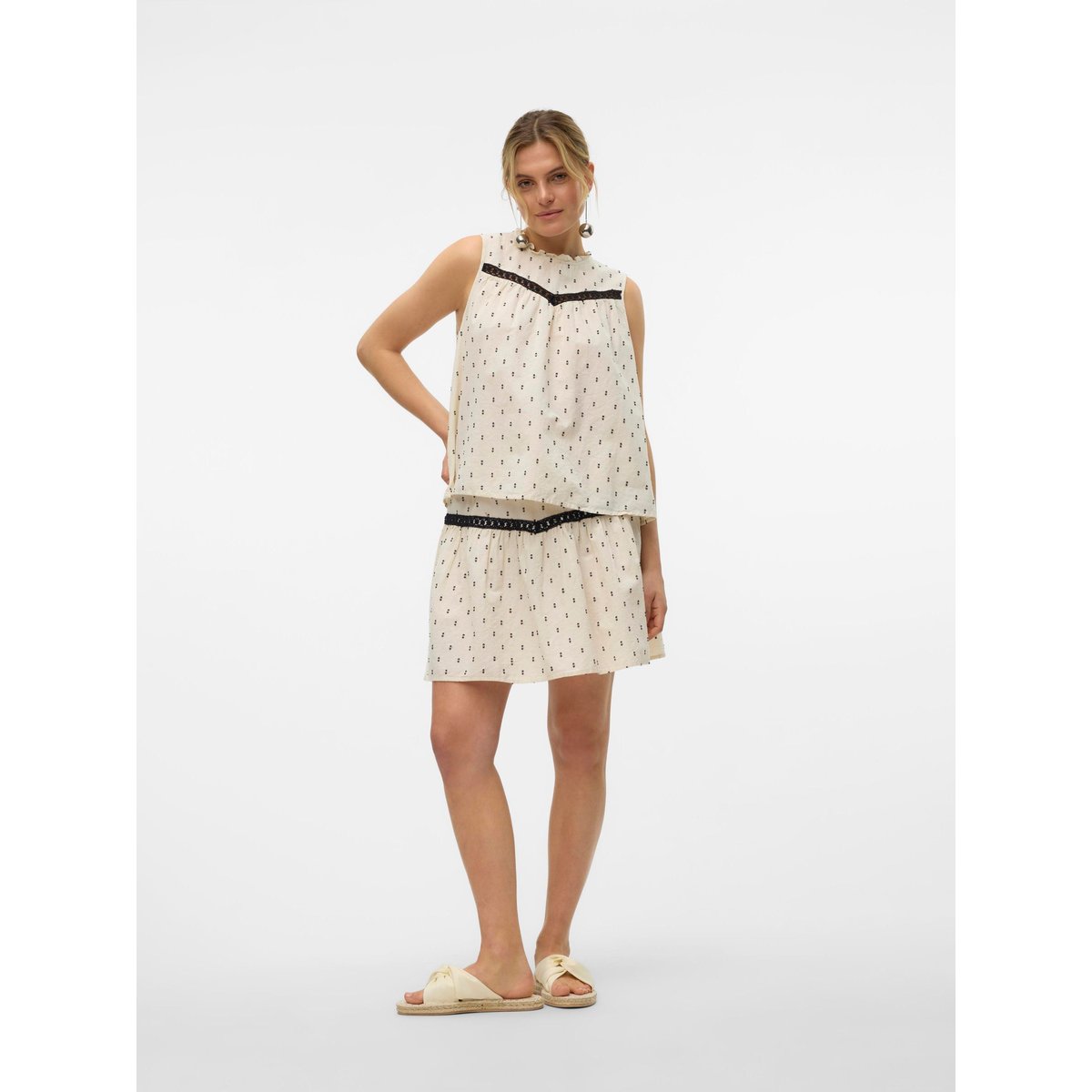 Jupe oatmeal, VERO MODA