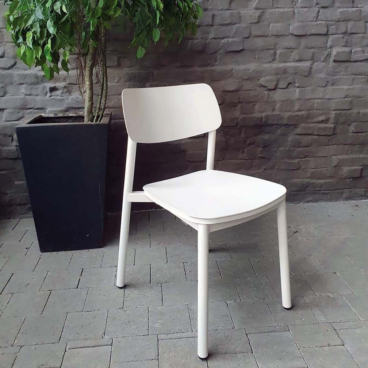 Chaise, MALTA blanc, GESCOVA