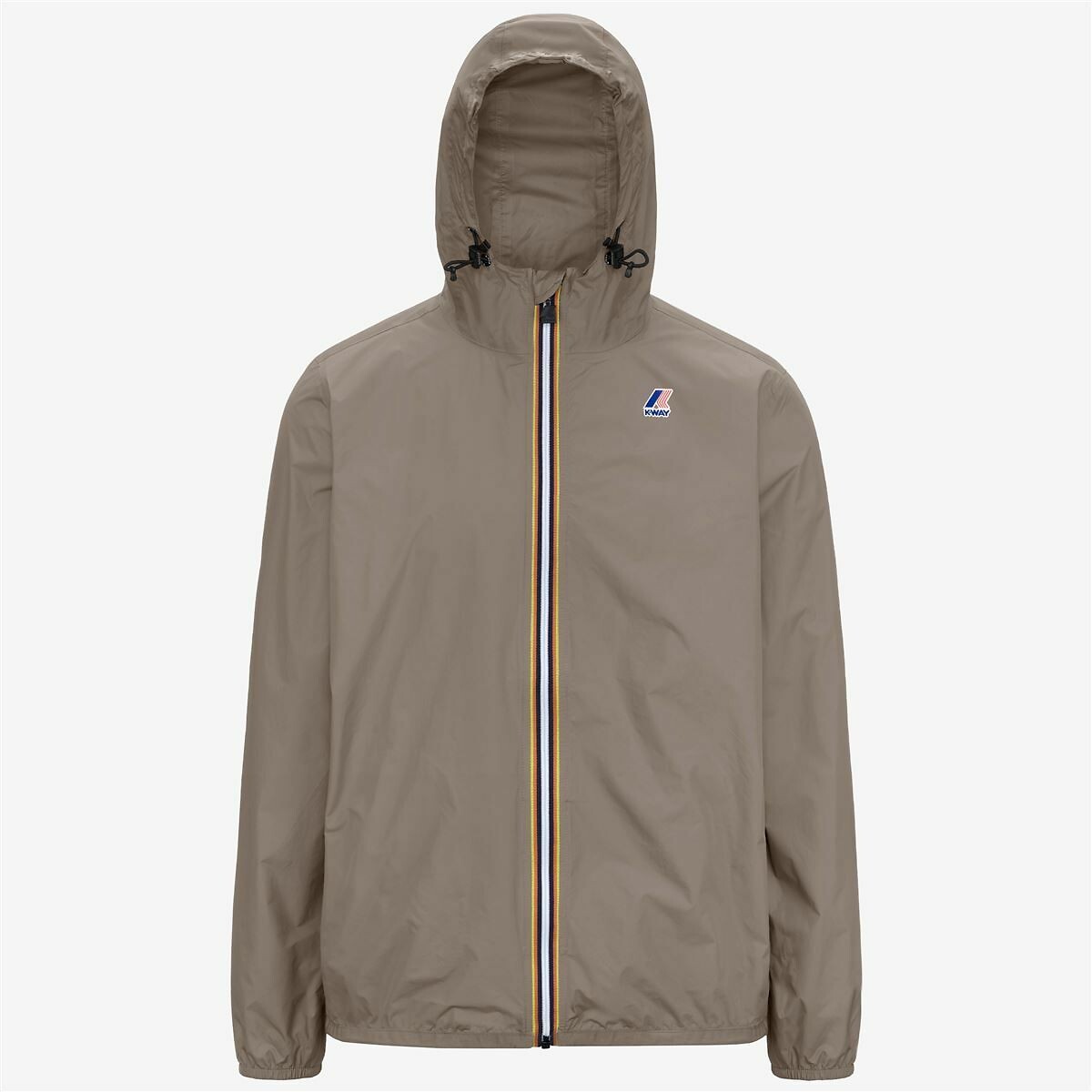 Coupe-vent à capuche unisexe LE VRAI CLAUDE 4.0 beige taupe, K-WAY