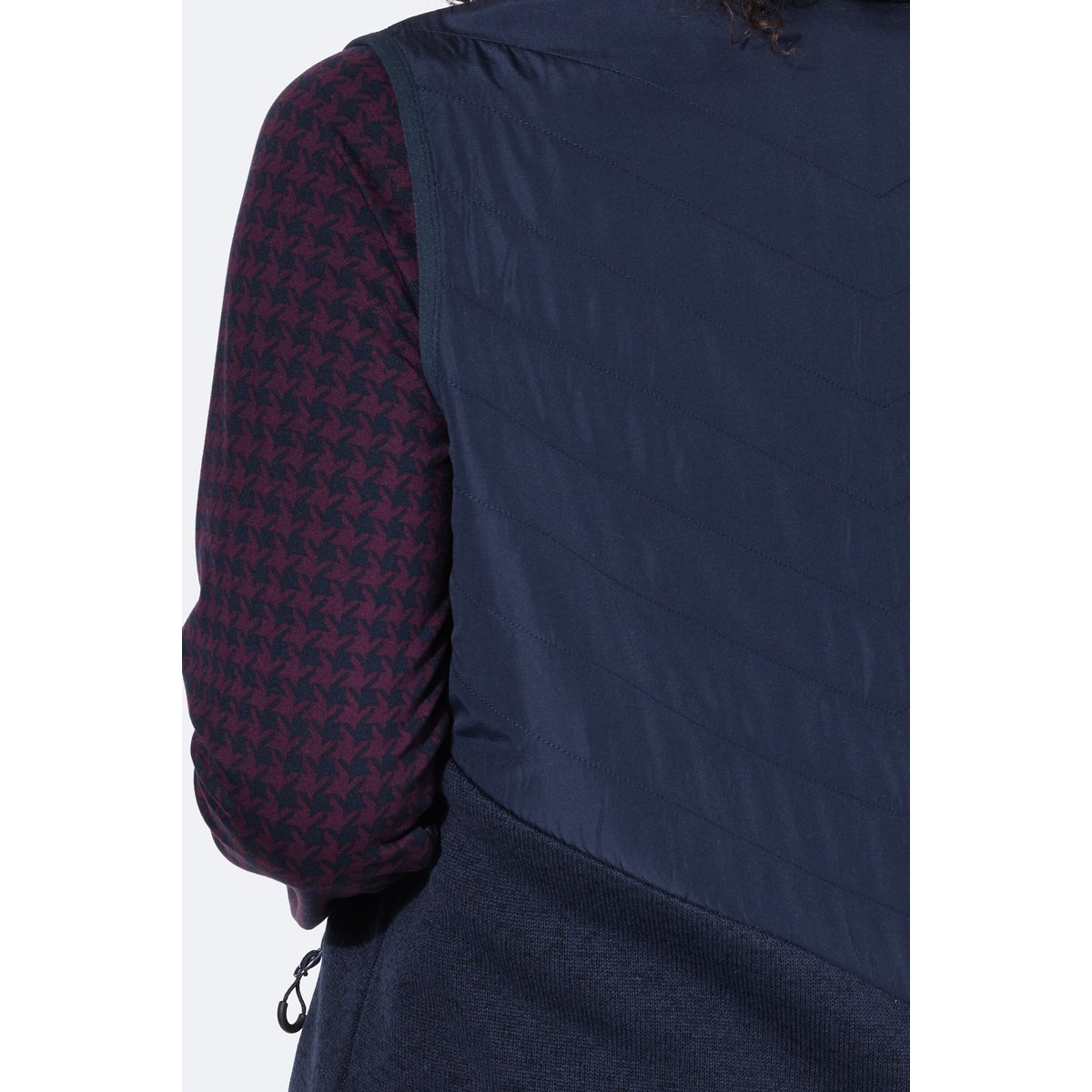 Gilet hybride, polaire bouclée marine, ULLA POPKEN