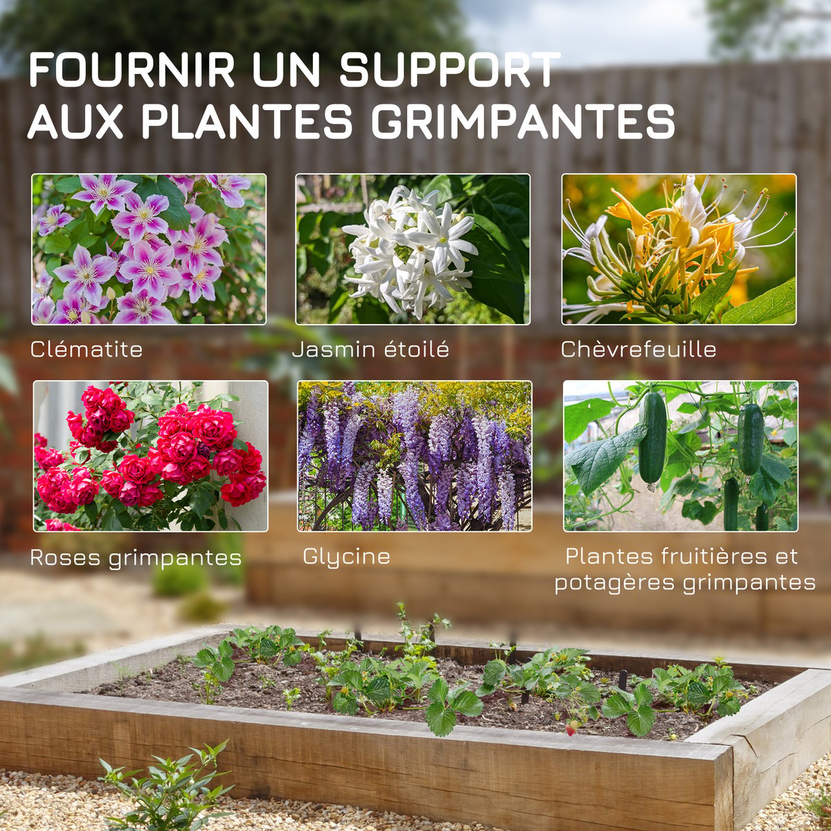 Tonnelle de jardin Acier Noir noir, OUTSUNNY