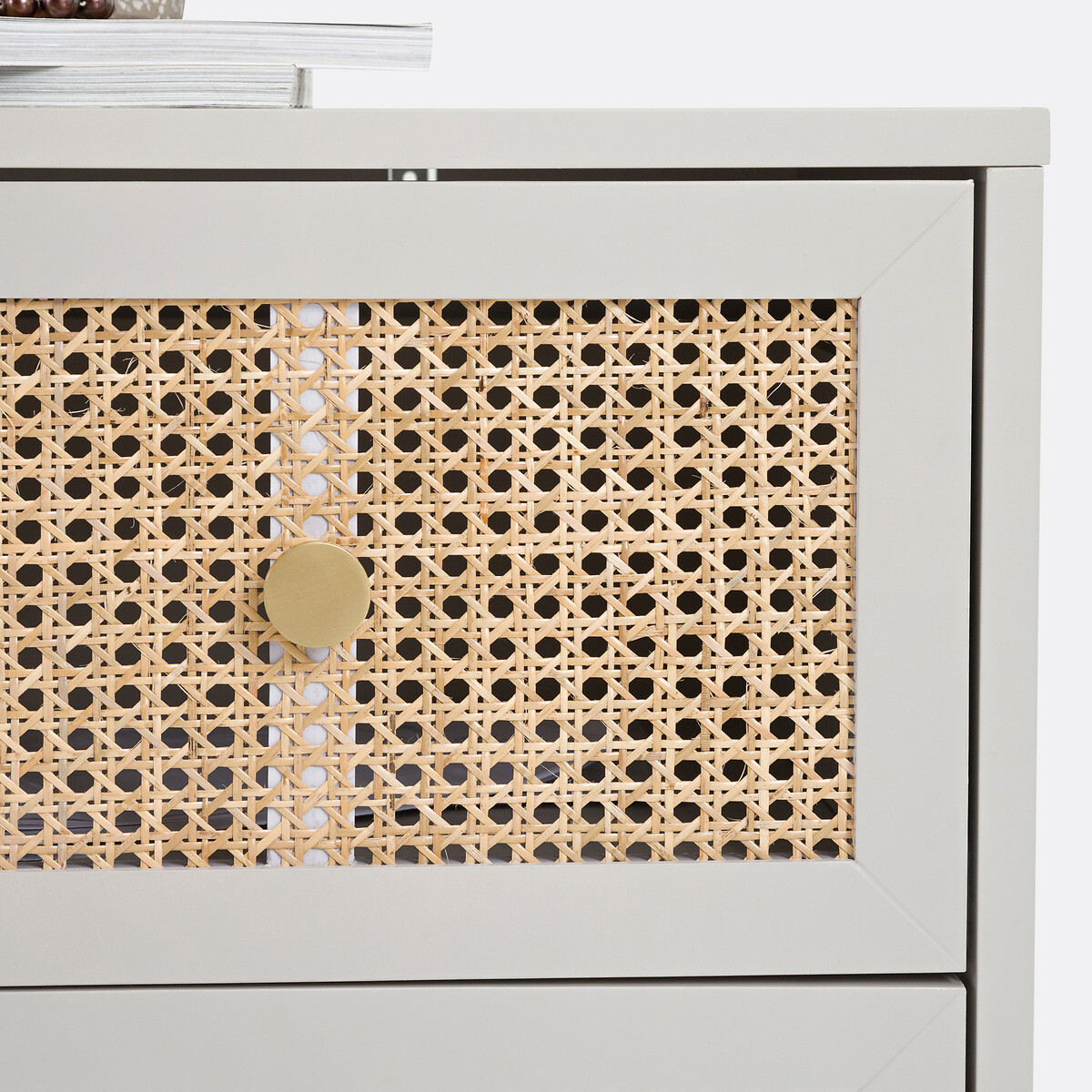 Commode 3 tiroirs, Paola gris/naturel, LA REDOUTE INTERIEURS