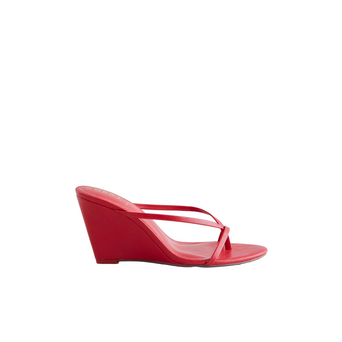 Chaussures compensées à bride arrière rouge, NEXT