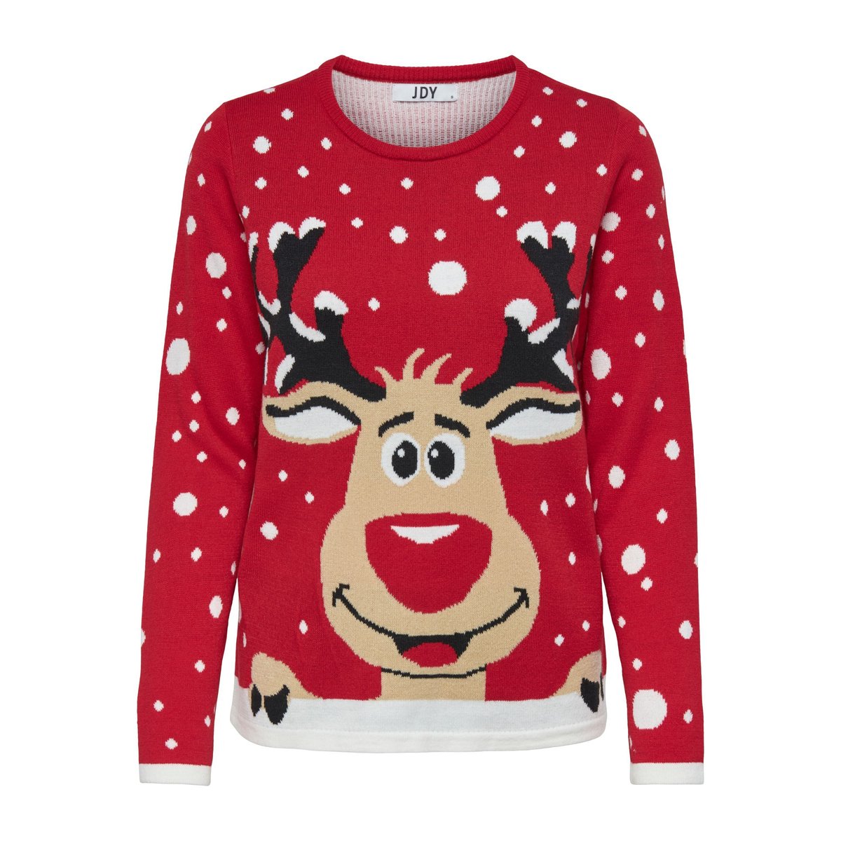 Pull de Noël, motif renne true red, JDY