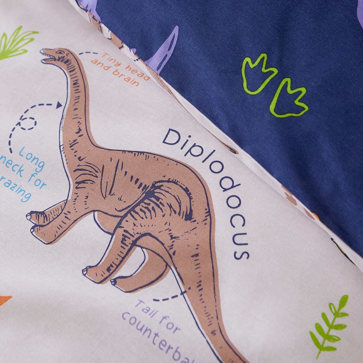 Prehistoric Dinosaurs Lined Eyelet Curtains natural, CATHERINE LANSFIELD