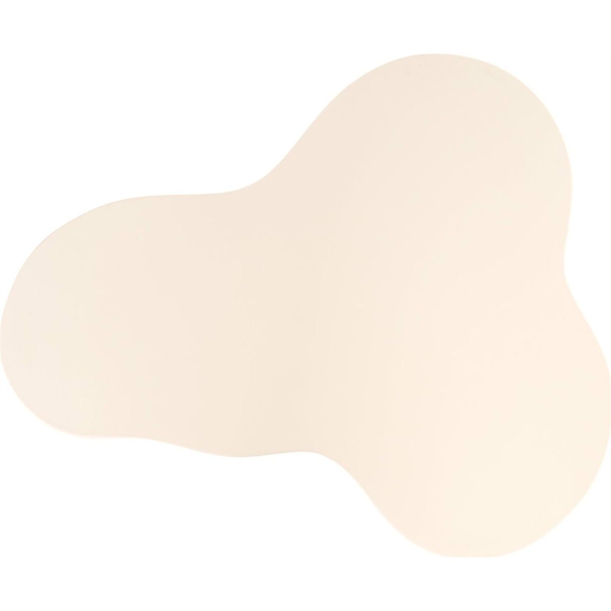 Table d'appoint en ciment forme organique sable clair effet minéral, RECOLLECTION