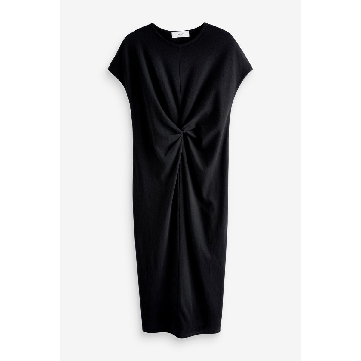 Robe d’été à torsade et manches courtes noir, NEXT