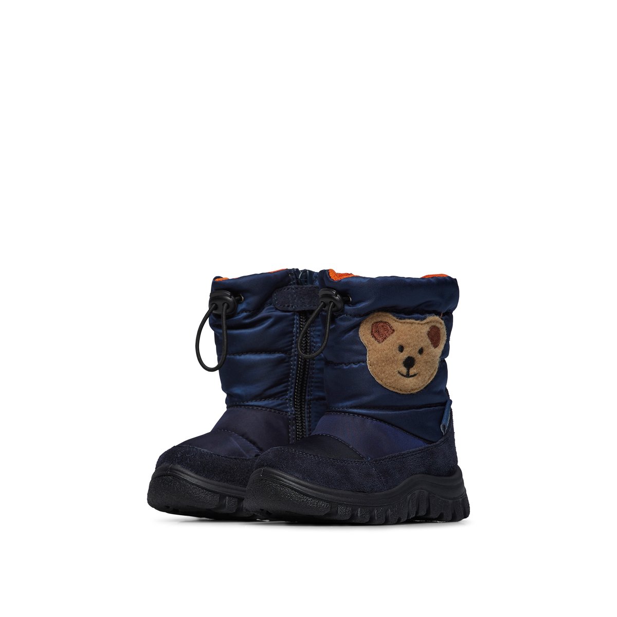 Bottes en suède et tissu POZNURR BEAR 2 WP marine, FALCOTTO