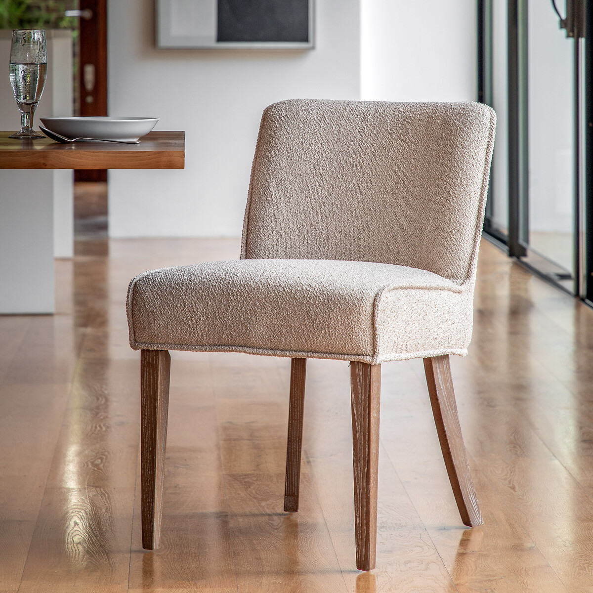 Terrance Boucle Dining Chairs (Set of 2) taupe, ÉDITÉ