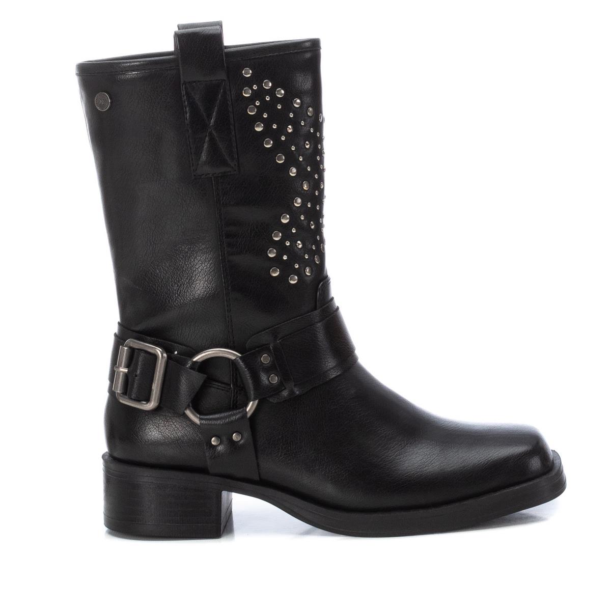 Bottines motardes avec boucle noir Sacha La Redoute