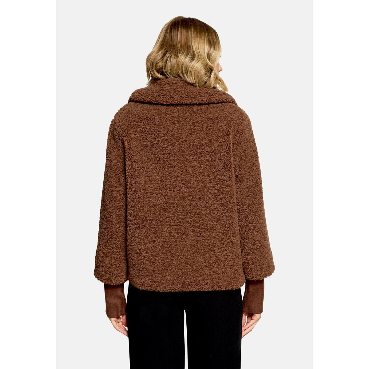 Veste outdoor en peluche dark coffee, BETTY BARCLAY